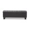 Baxton Studio Hannah Grey Upholstered Button-Tufting Storage Ottoman Bench 128-7051 - alternate 7